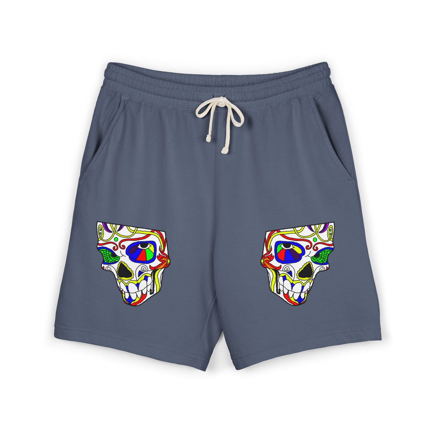 TROL Unisex Garment-Dyed Lightweight Fleece Sweat Shorts