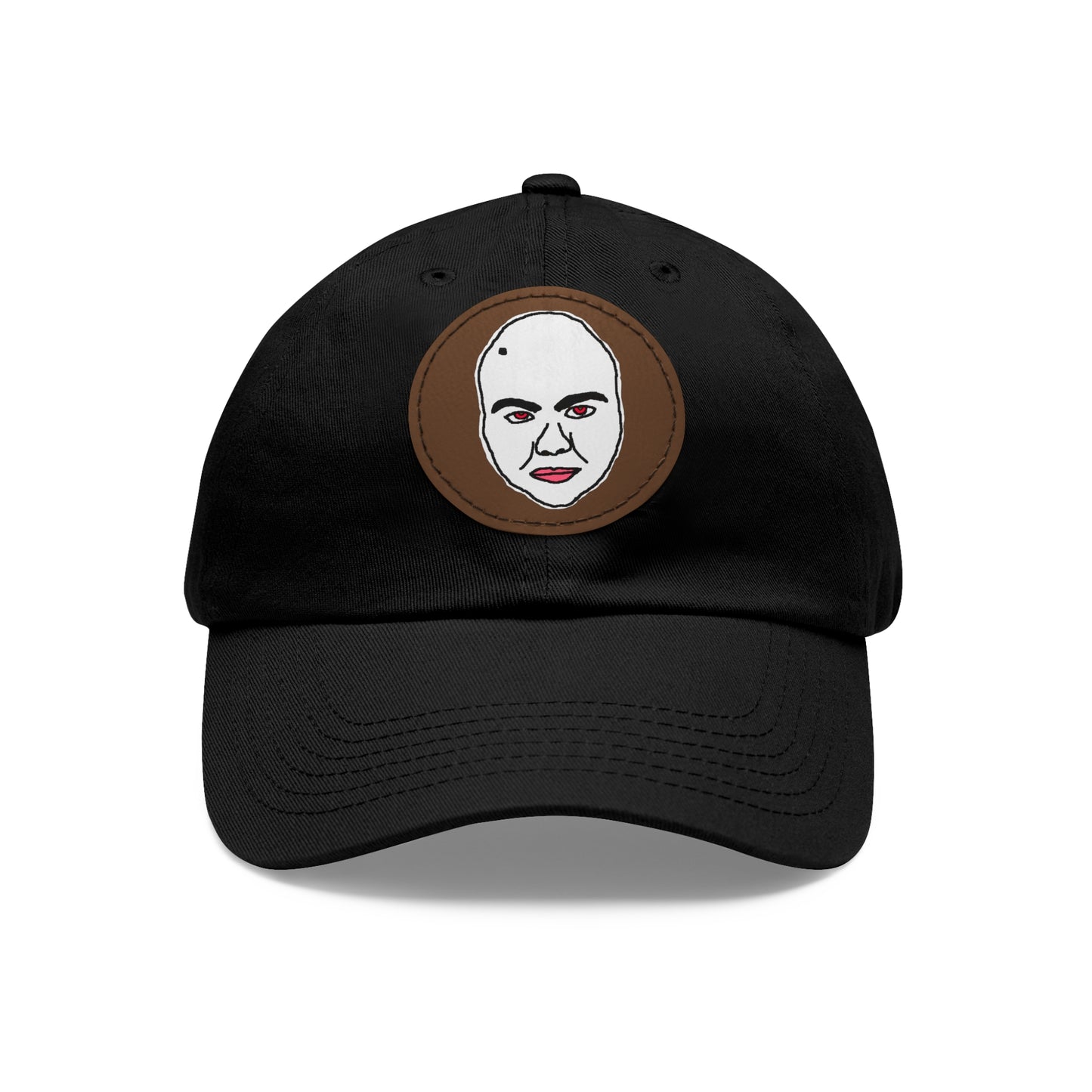 TROL Dad Hat with Leather Patch (Round)