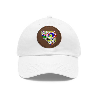 TROL Dad Hat with Leather Patch (Round)