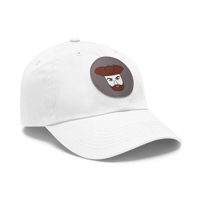 TROL Dad Hat with Leather Patch (Round)