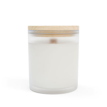 TROL Frosted Glass Candle, 11oz