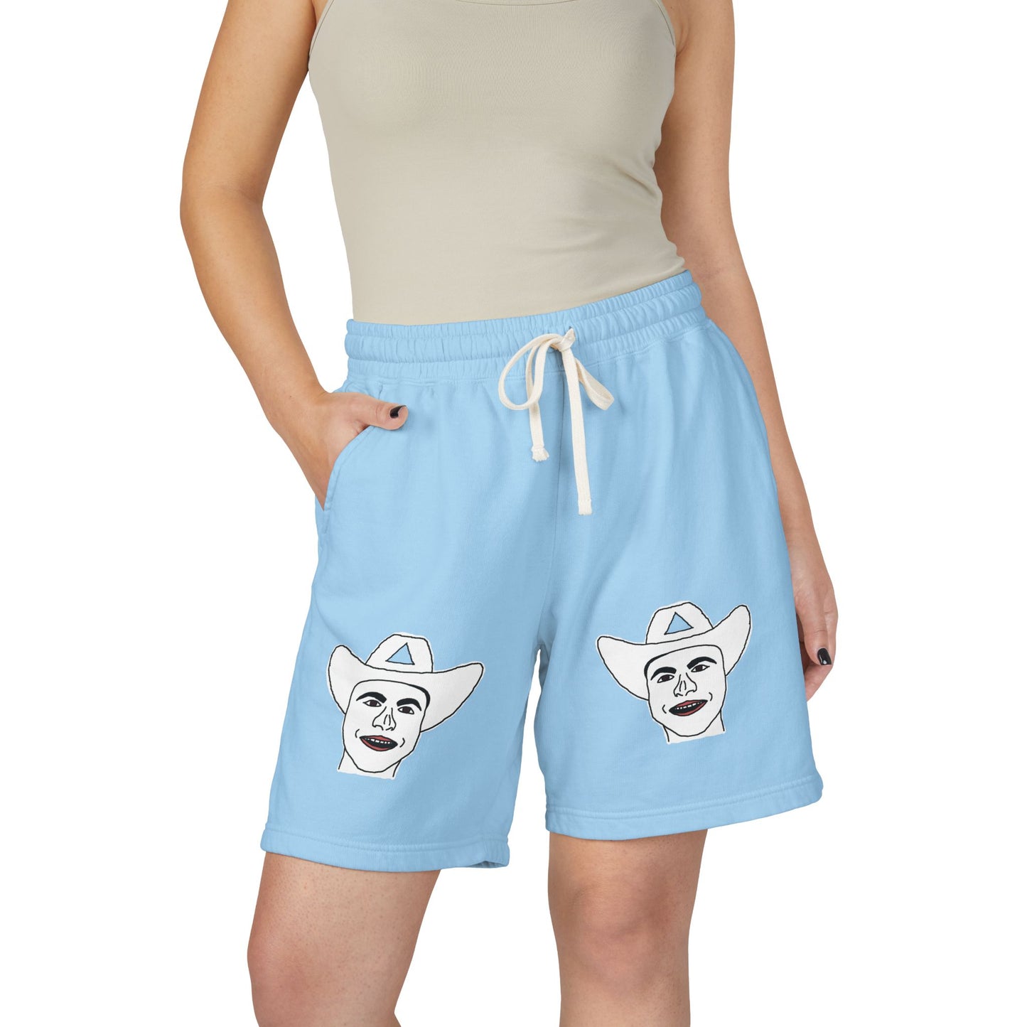 TROL Unisex Garment-Dyed Lightweight Fleece Sweat Shorts