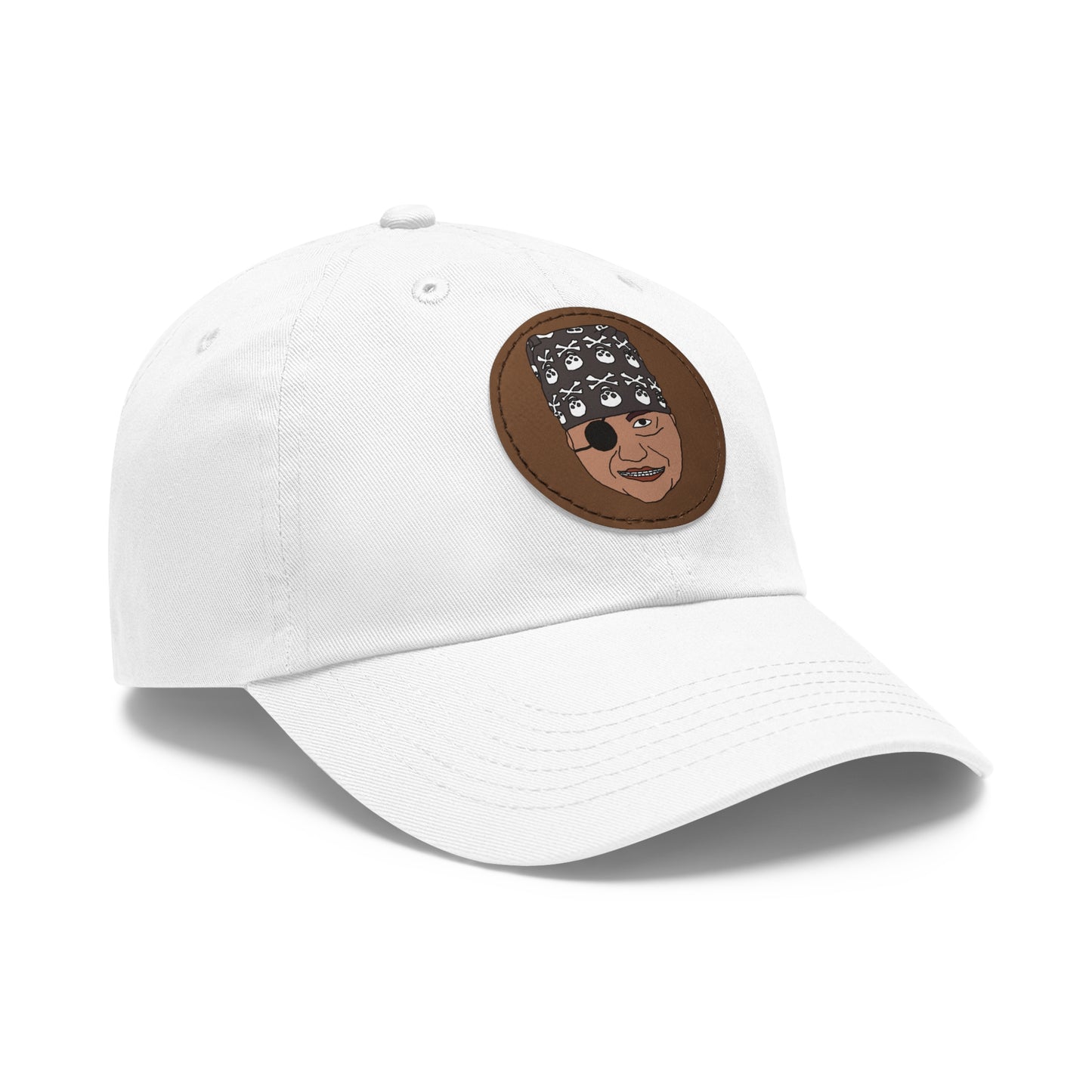 TROL Dad Hat with Leather Patch (Round)