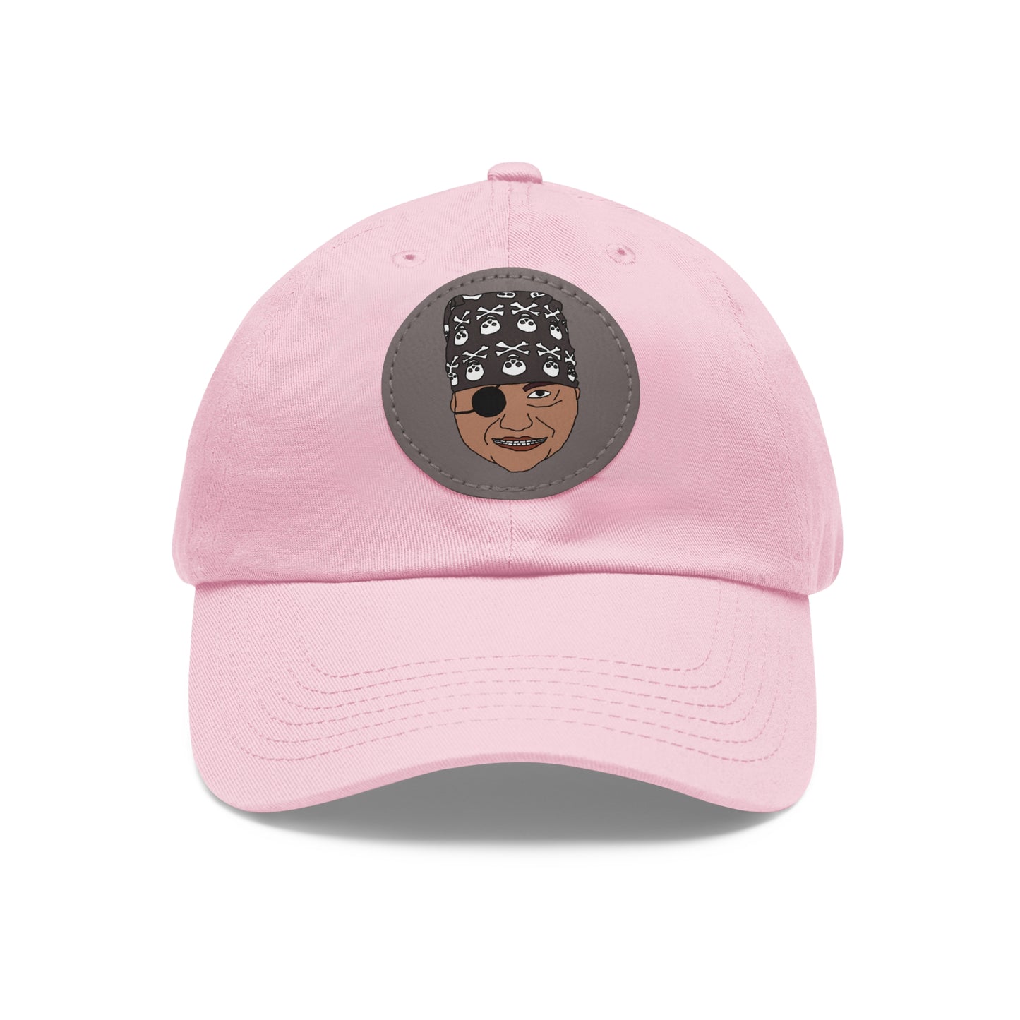 TROL Dad Hat with Leather Patch (Round)