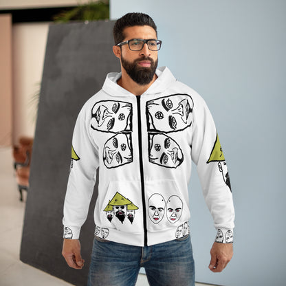 TROL Unisex Zip Hoodie (AOP)