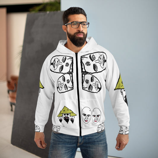 TROL Unisex Zip Hoodie (AOP)