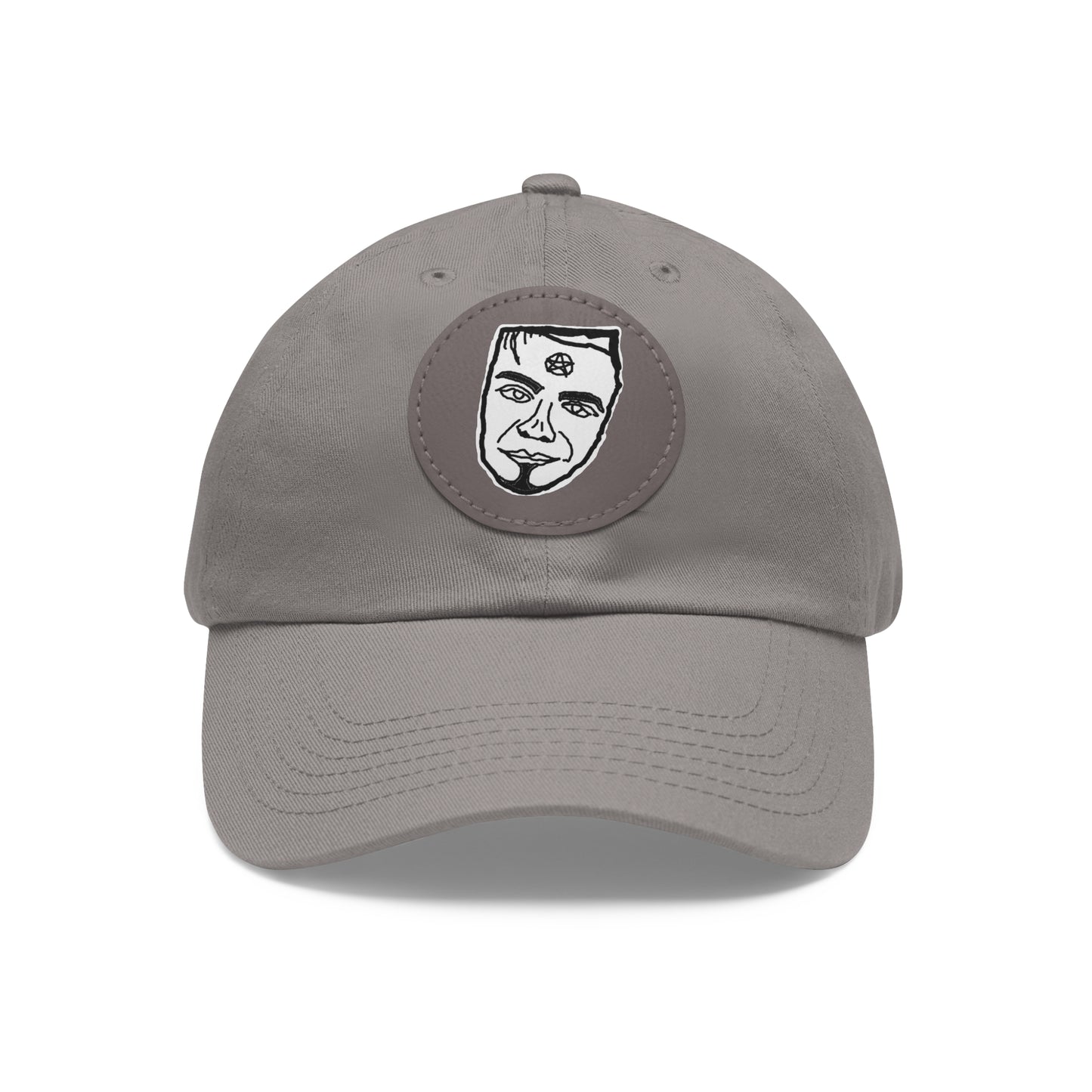 TROL Dad Hat with Leather Patch (Round)