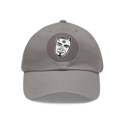TROL Dad Hat with Leather Patch (Round)