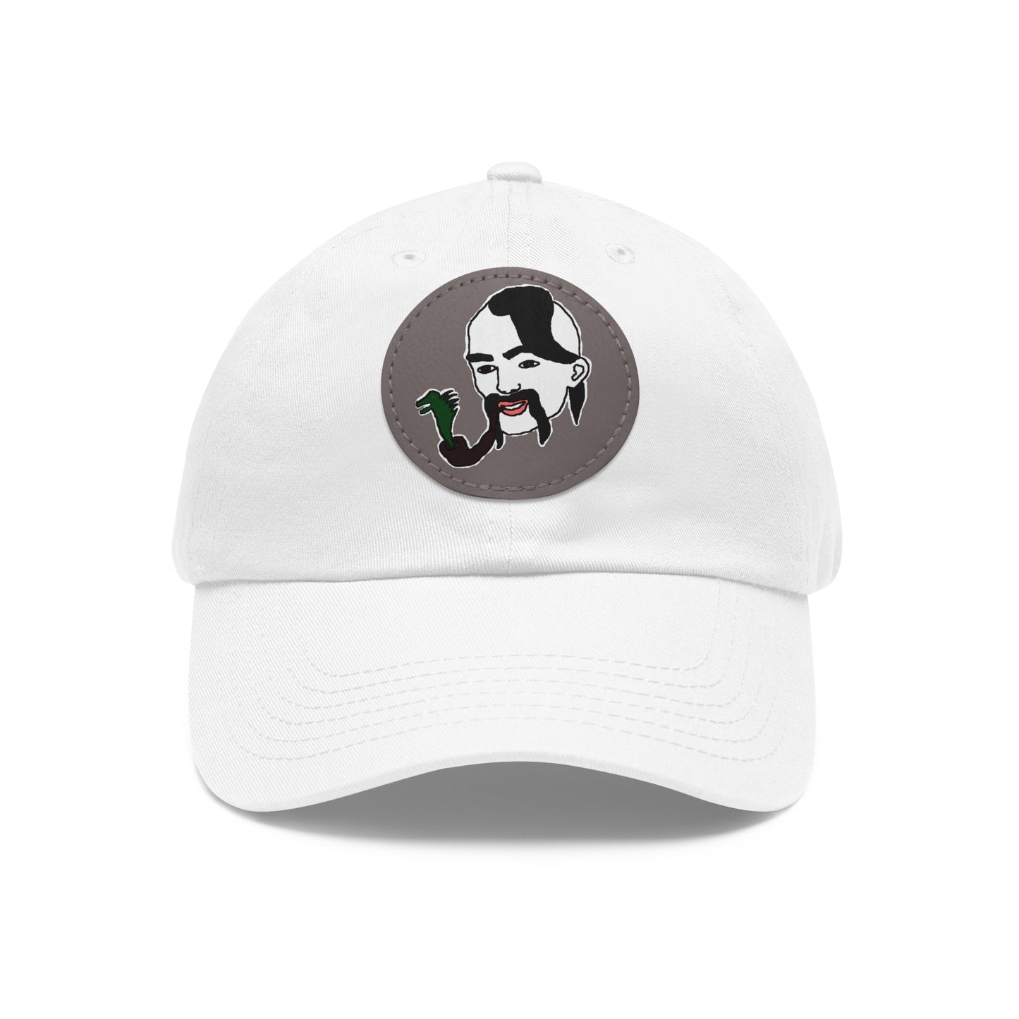 TROL Dad Hat with Leather Patch (Round)