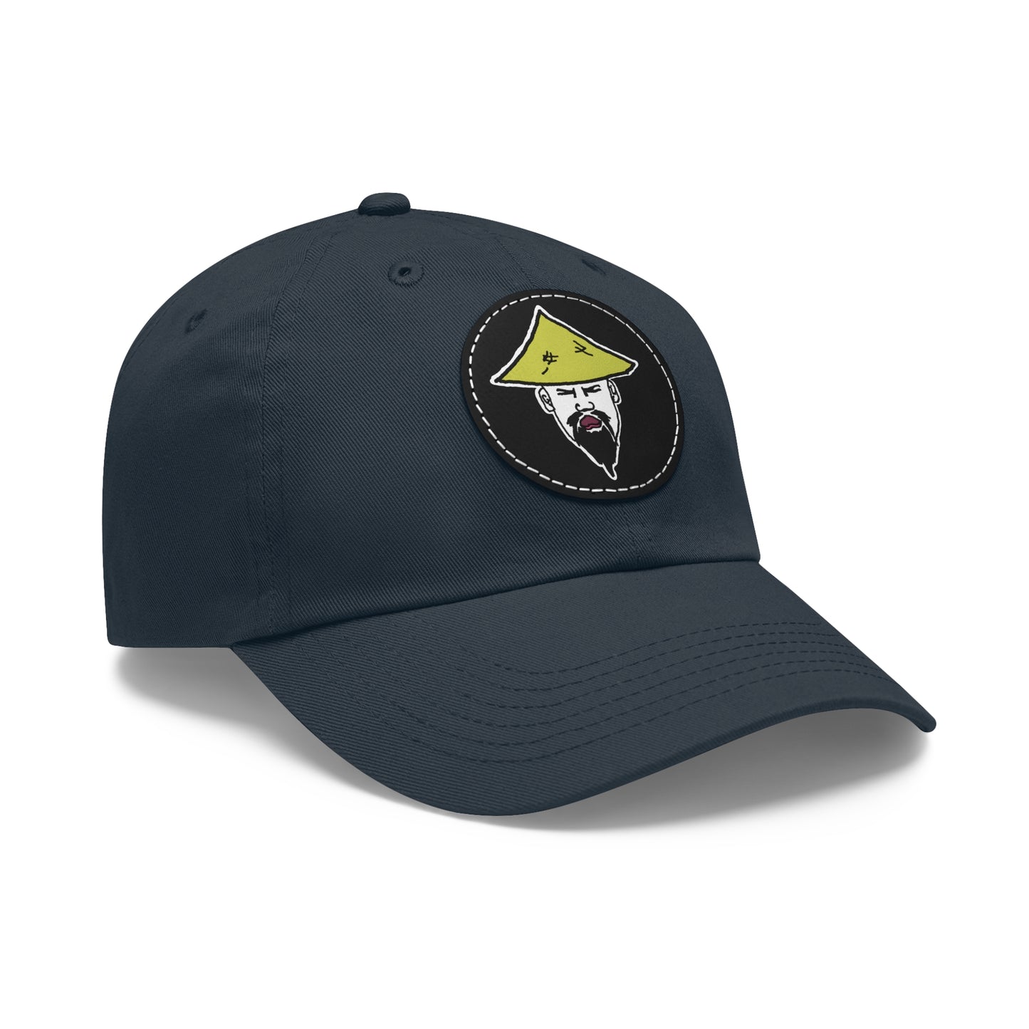 TROL Dad Hat with Leather Patch (Round)