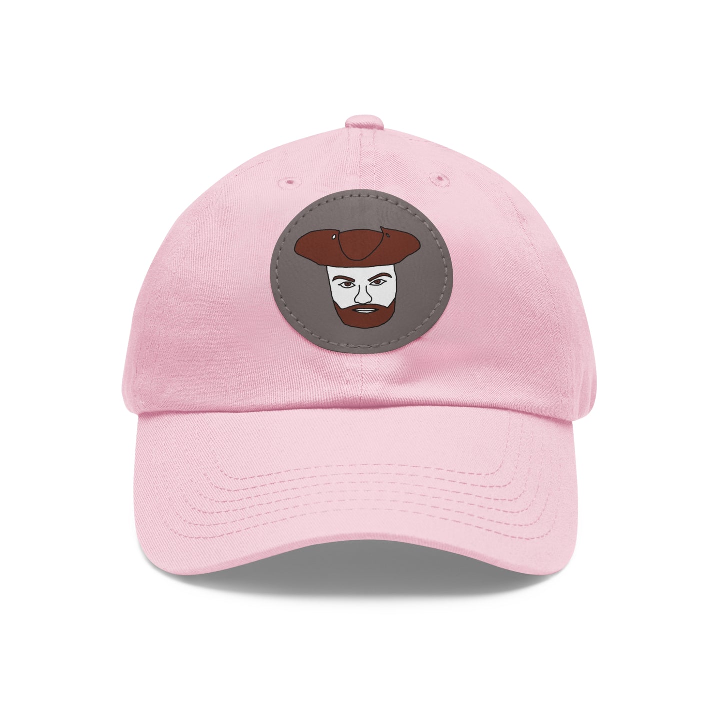 TROL Dad Hat with Leather Patch (Round)