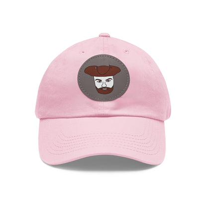 TROL Dad Hat with Leather Patch (Round)