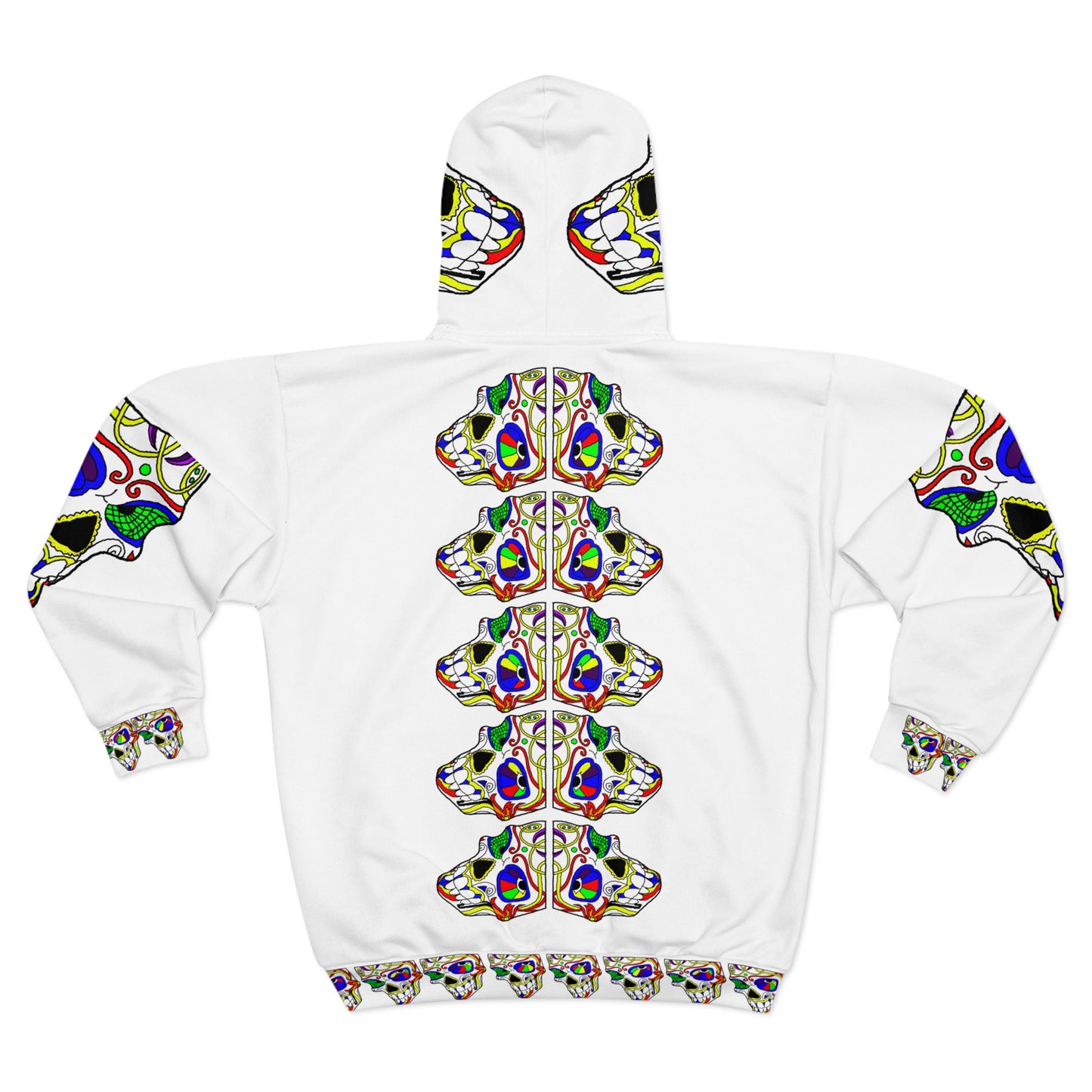 TROL Unisex Zip Hoodie (AOP)