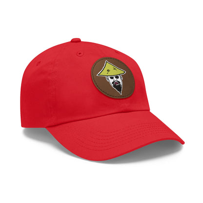 TROL Dad Hat with Leather Patch (Round)