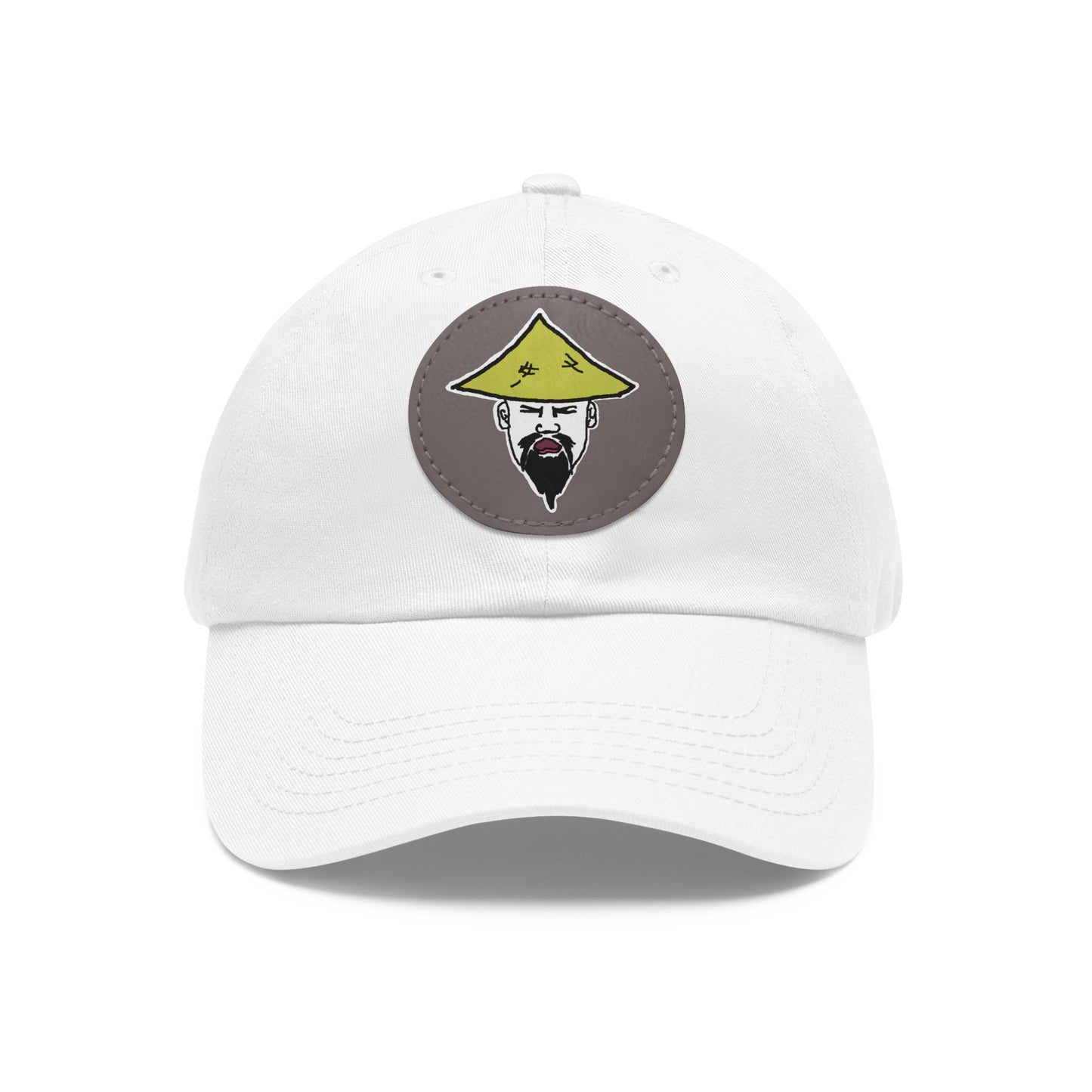 TROL Dad Hat with Leather Patch (Round)