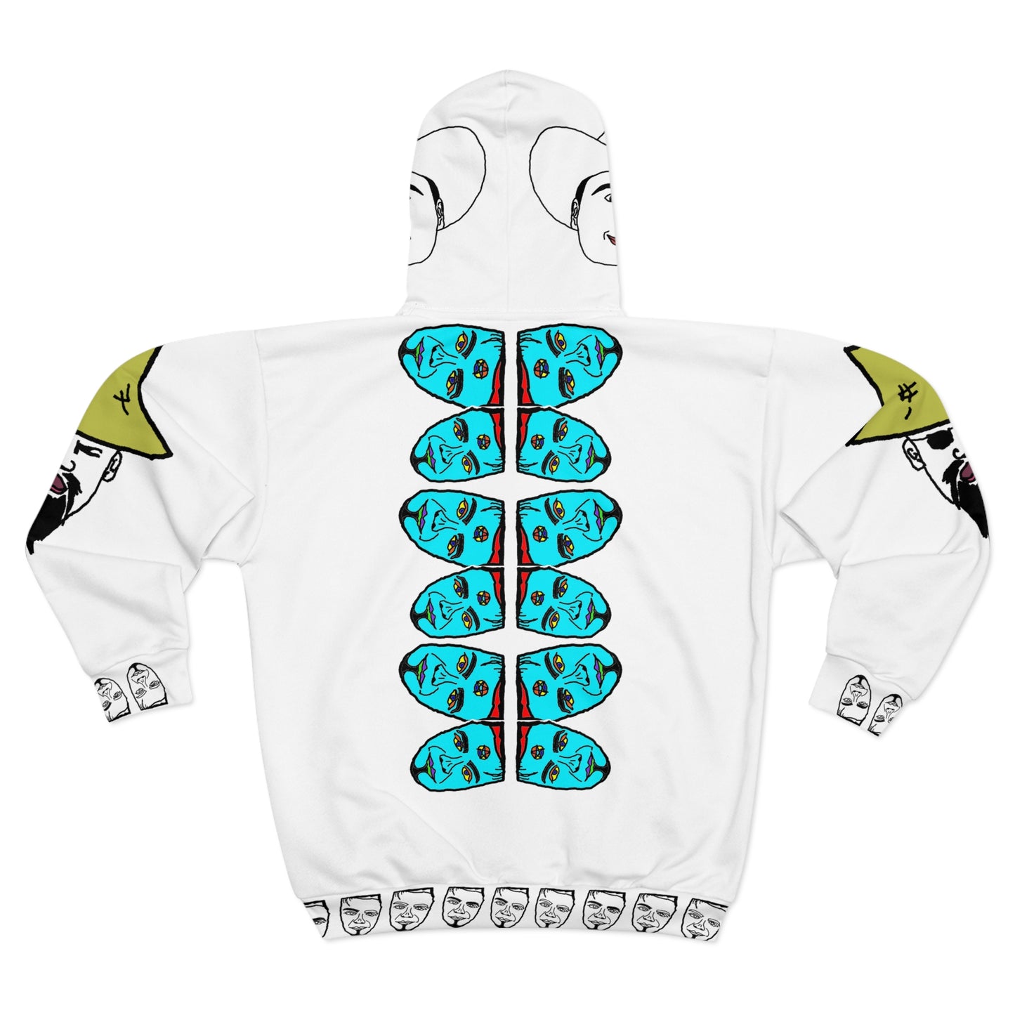 TROL Unisex Zip Hoodie (AOP)