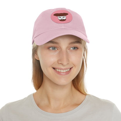 TROL Dad Hat with Leather Patch (Round)