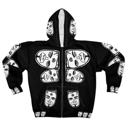 TROL Unisex Zip Hoodie (AOP)