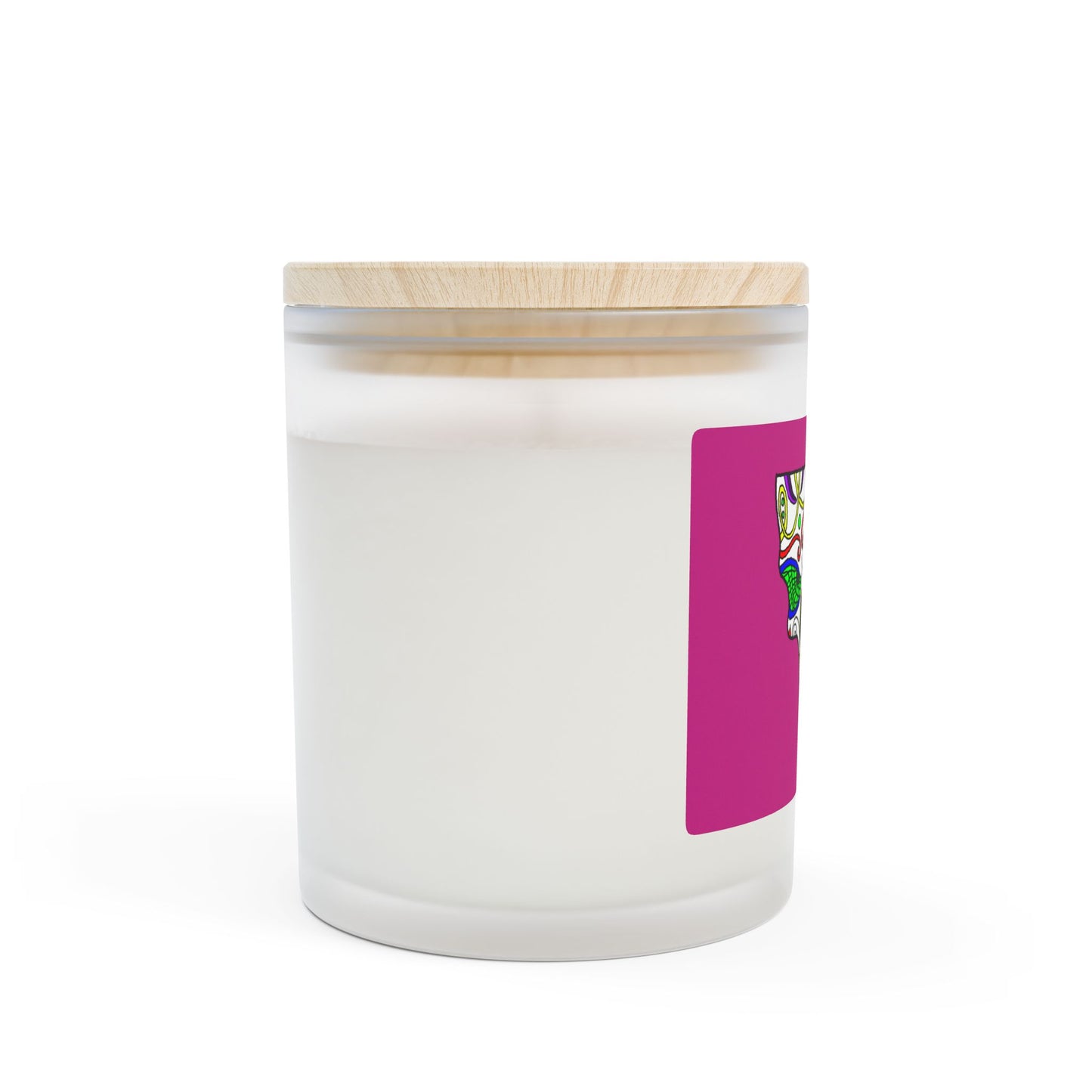 TROL Frosted Glass Candle, 11oz
