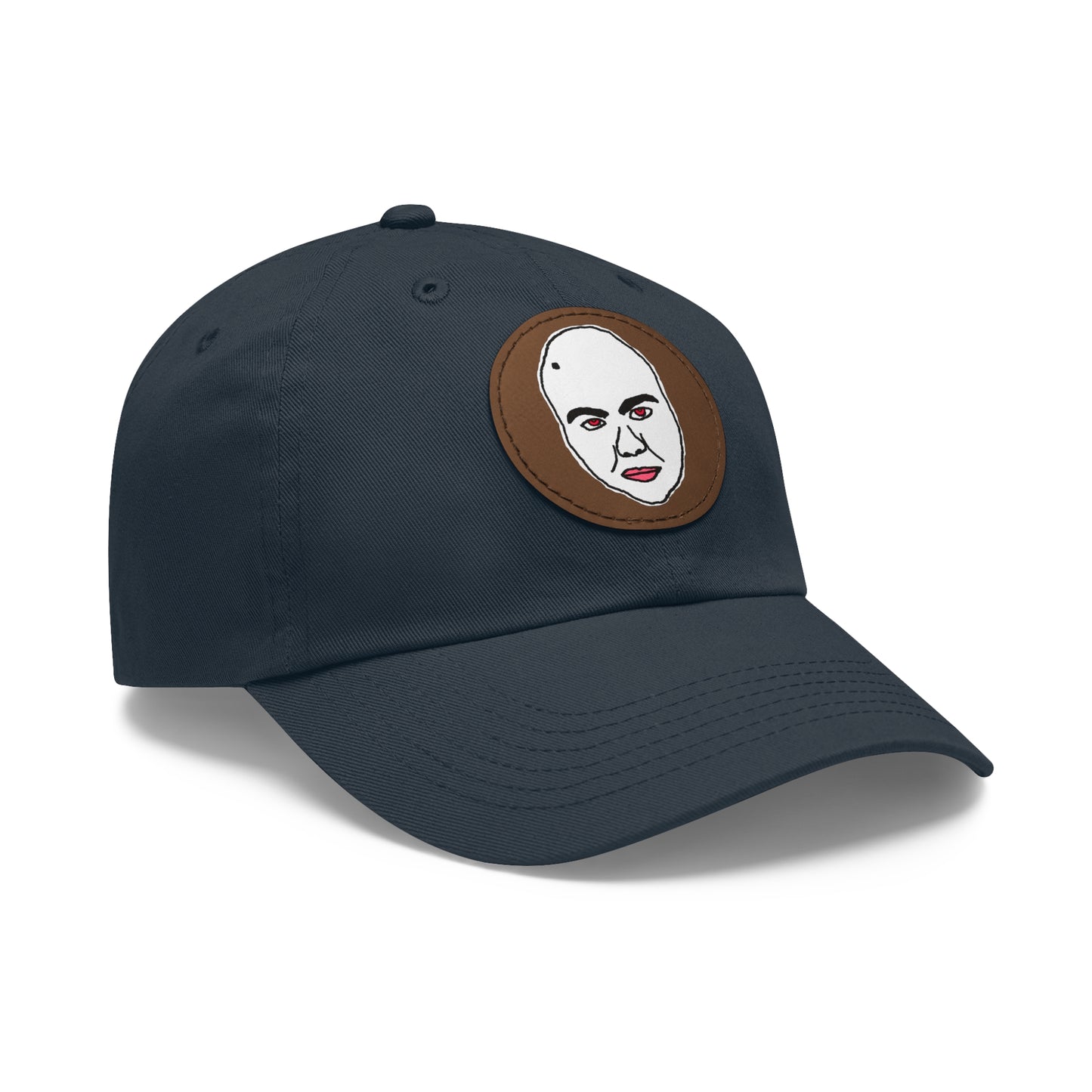 TROL Dad Hat with Leather Patch (Round)