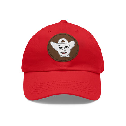 TROL Dad Hat with Leather Patch (Round)