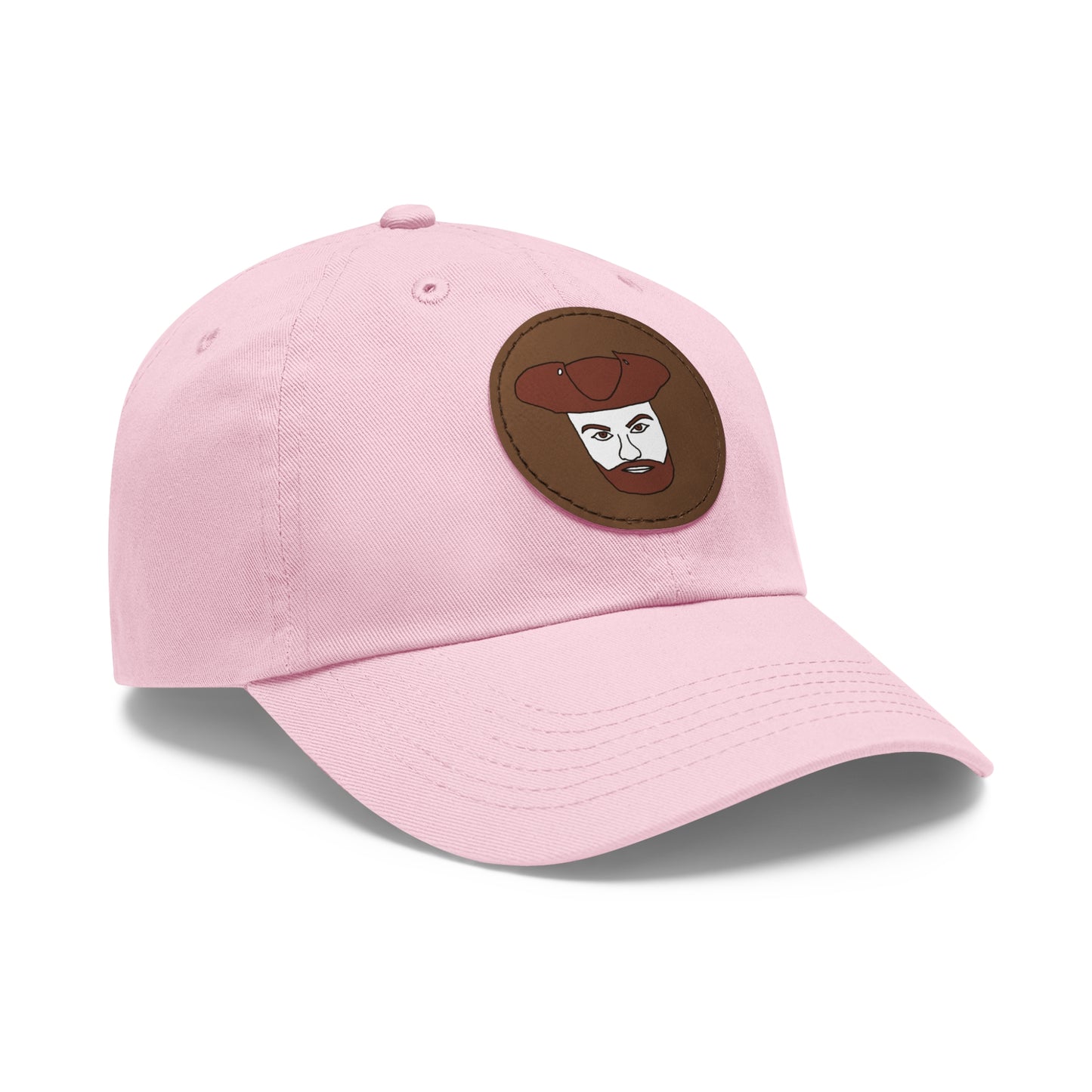 TROL Dad Hat with Leather Patch (Round)