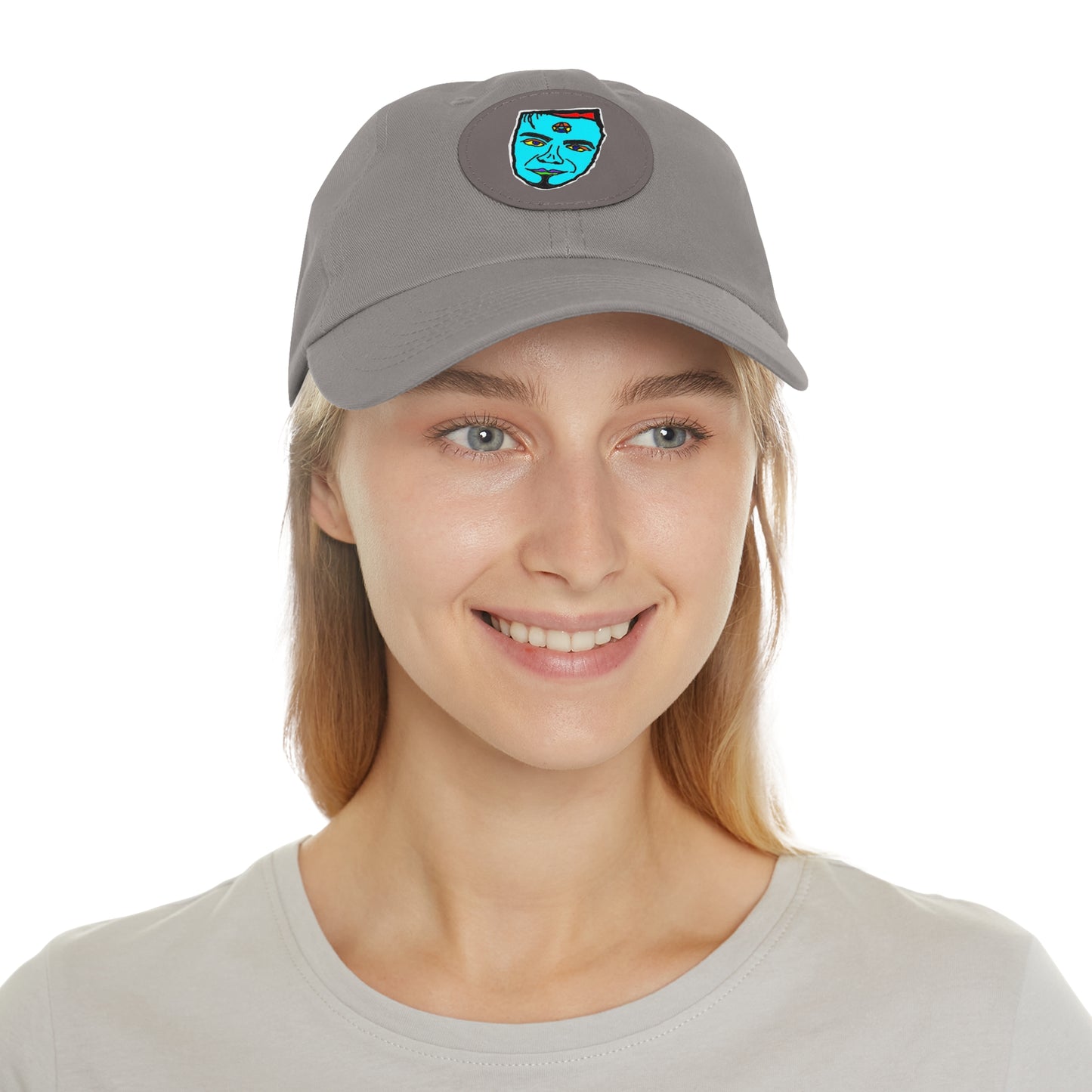TROL Dad Hat with Leather Patch (Round)