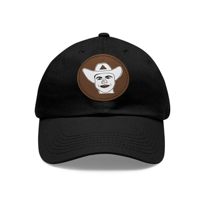 TROL Dad Hat with Leather Patch (Round)