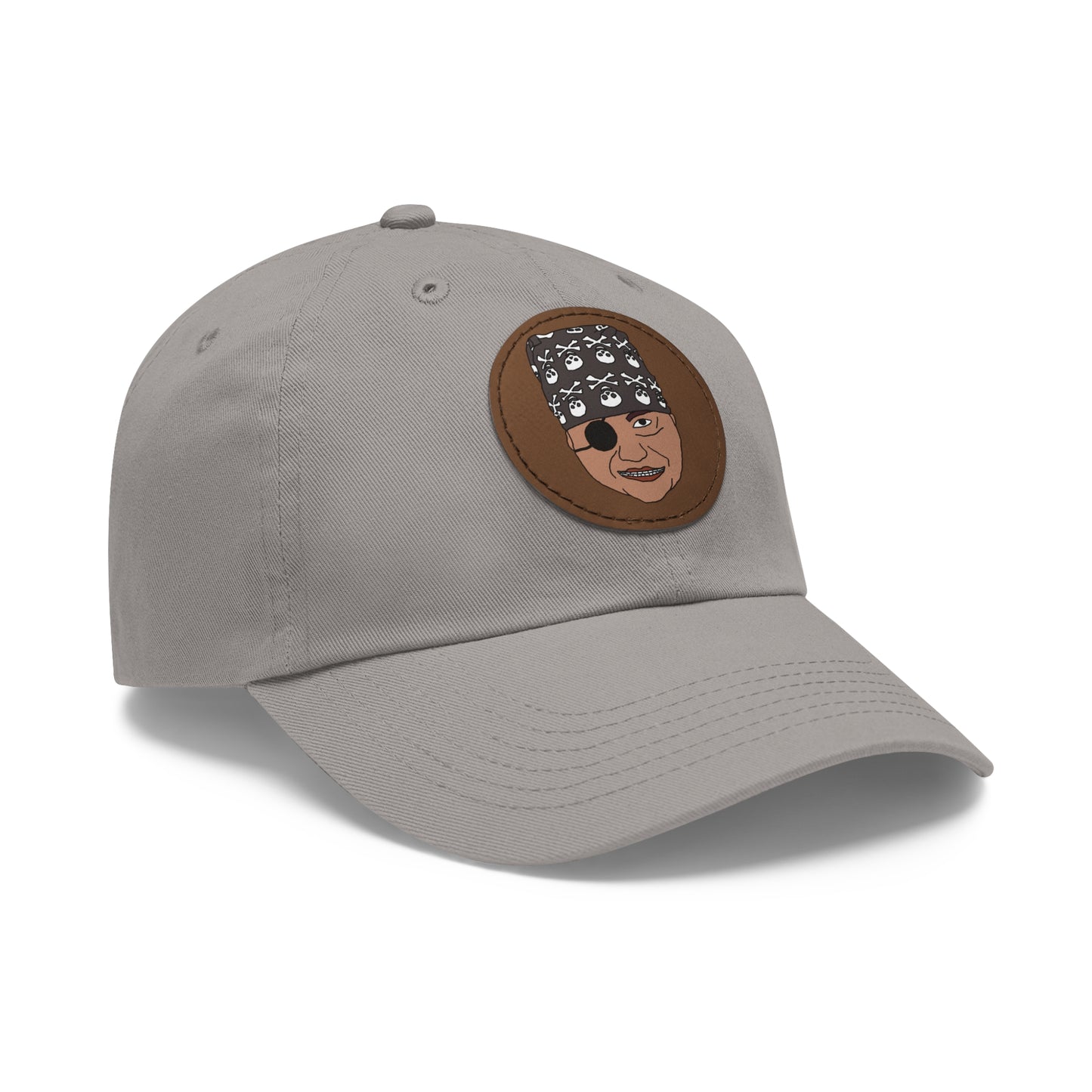 TROL Dad Hat with Leather Patch (Round)