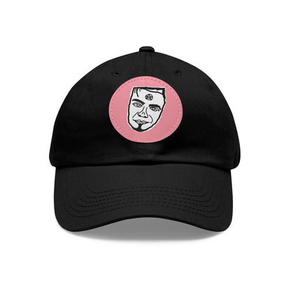 TROL Dad Hat with Leather Patch (Round)