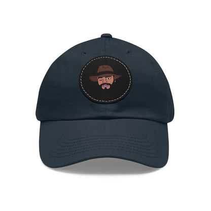 TROL Dad Hat with Leather Patch (Round)