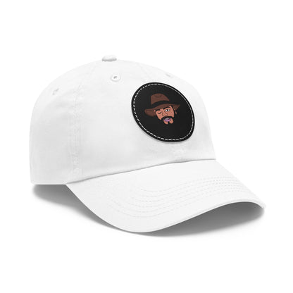 TROL Dad Hat with Leather Patch (Round)