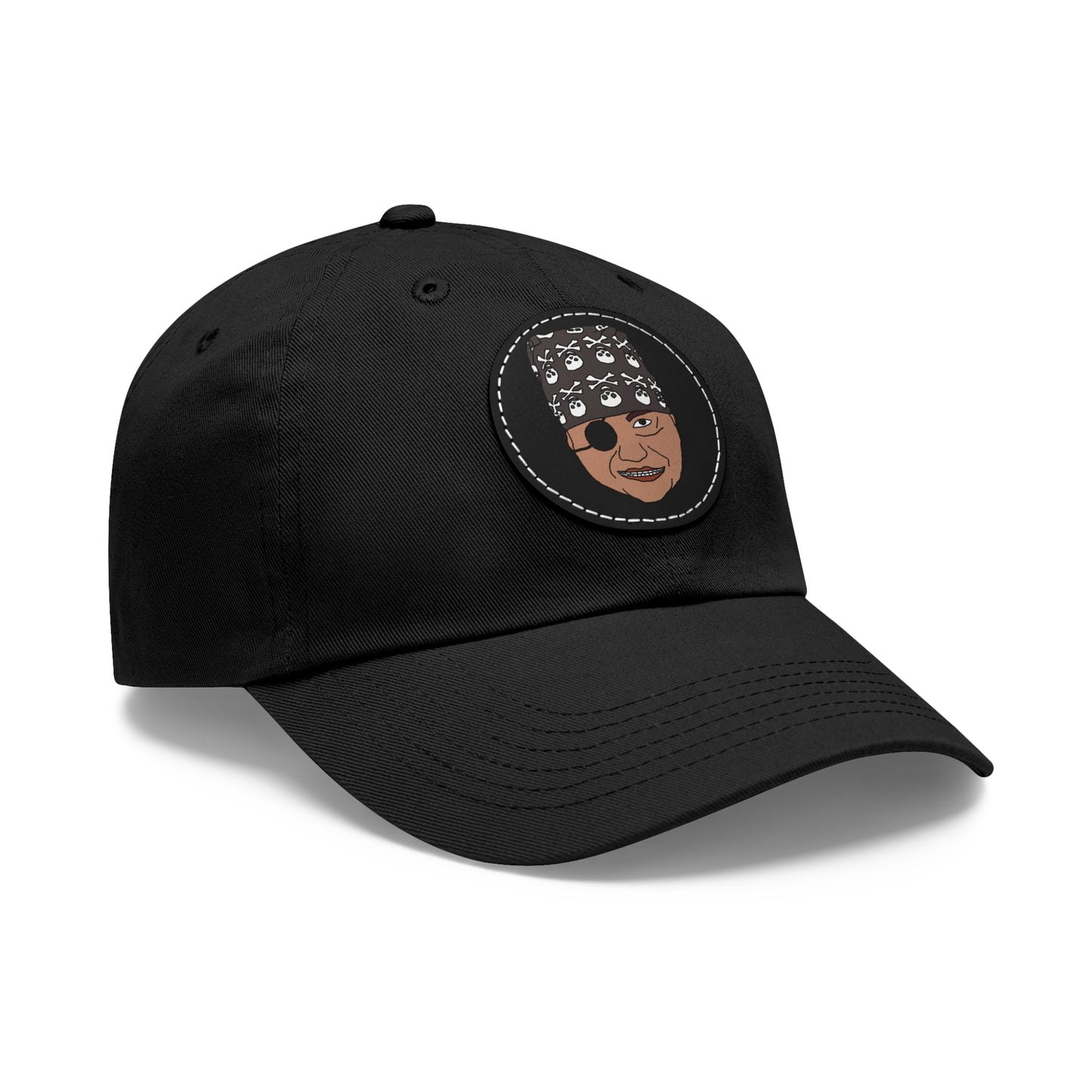 TROL Dad Hat with Leather Patch (Round)
