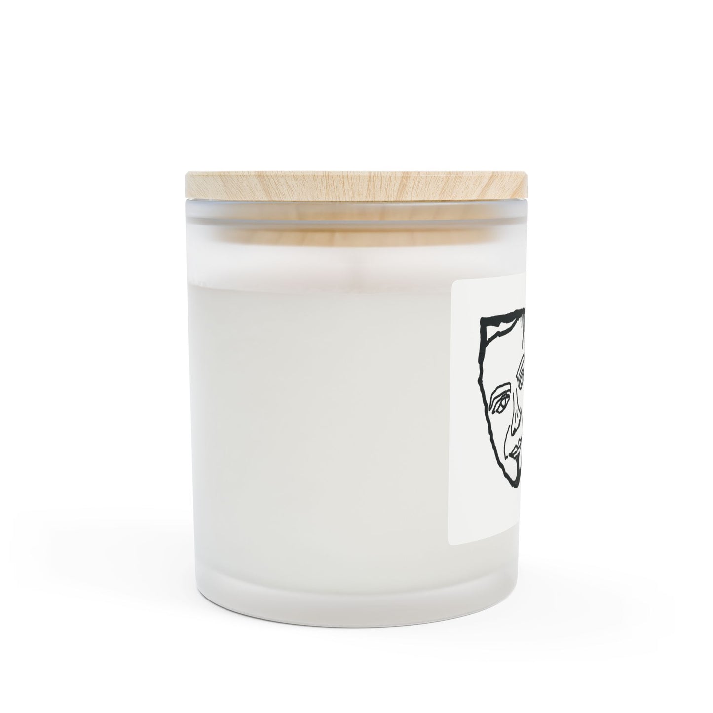 TROL Frosted Glass Candle, 11oz