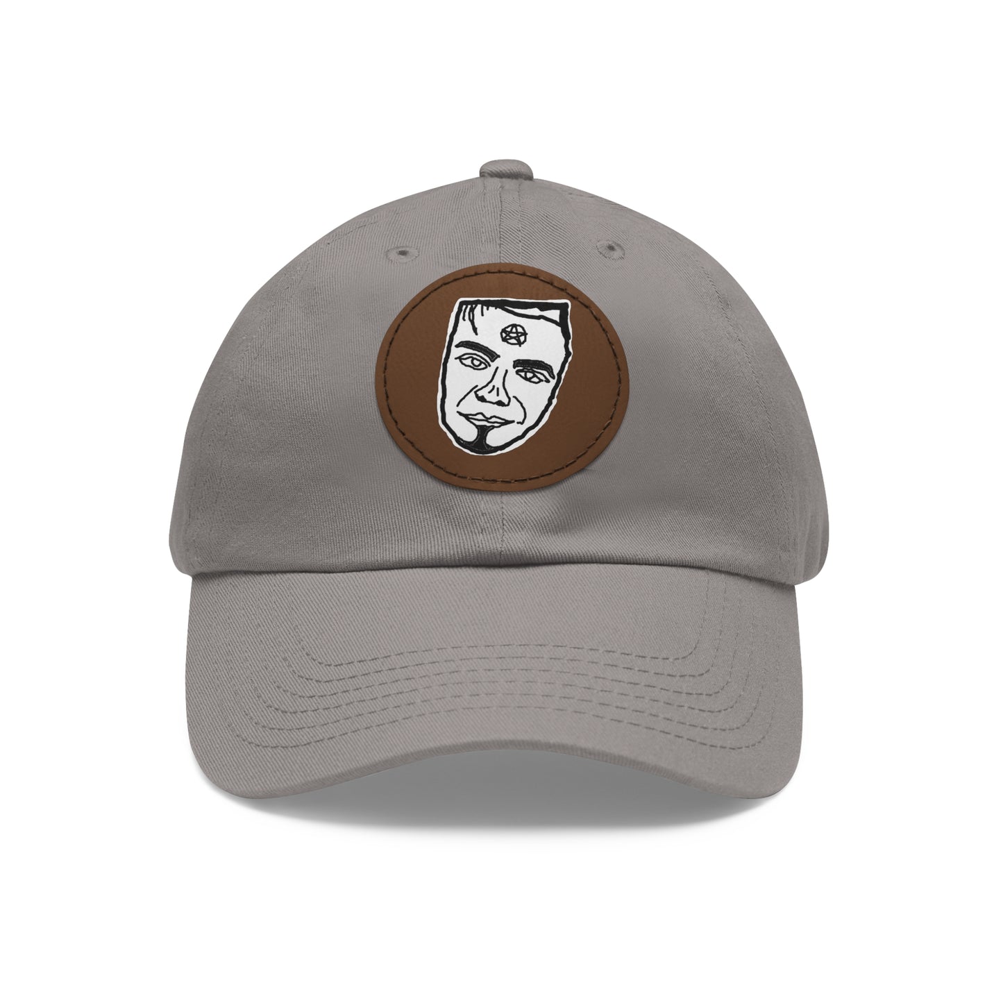 TROL Dad Hat with Leather Patch (Round)