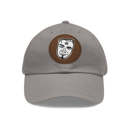 TROL Dad Hat with Leather Patch (Round)