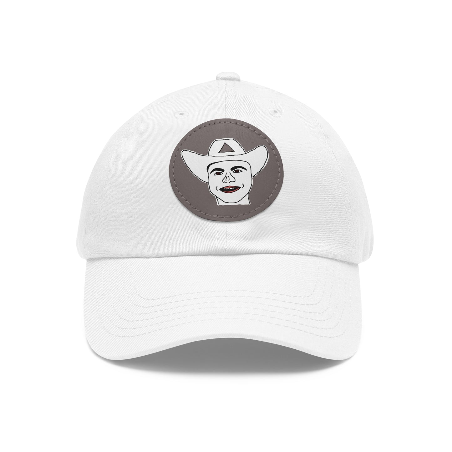 TROL Dad Hat with Leather Patch (Round)