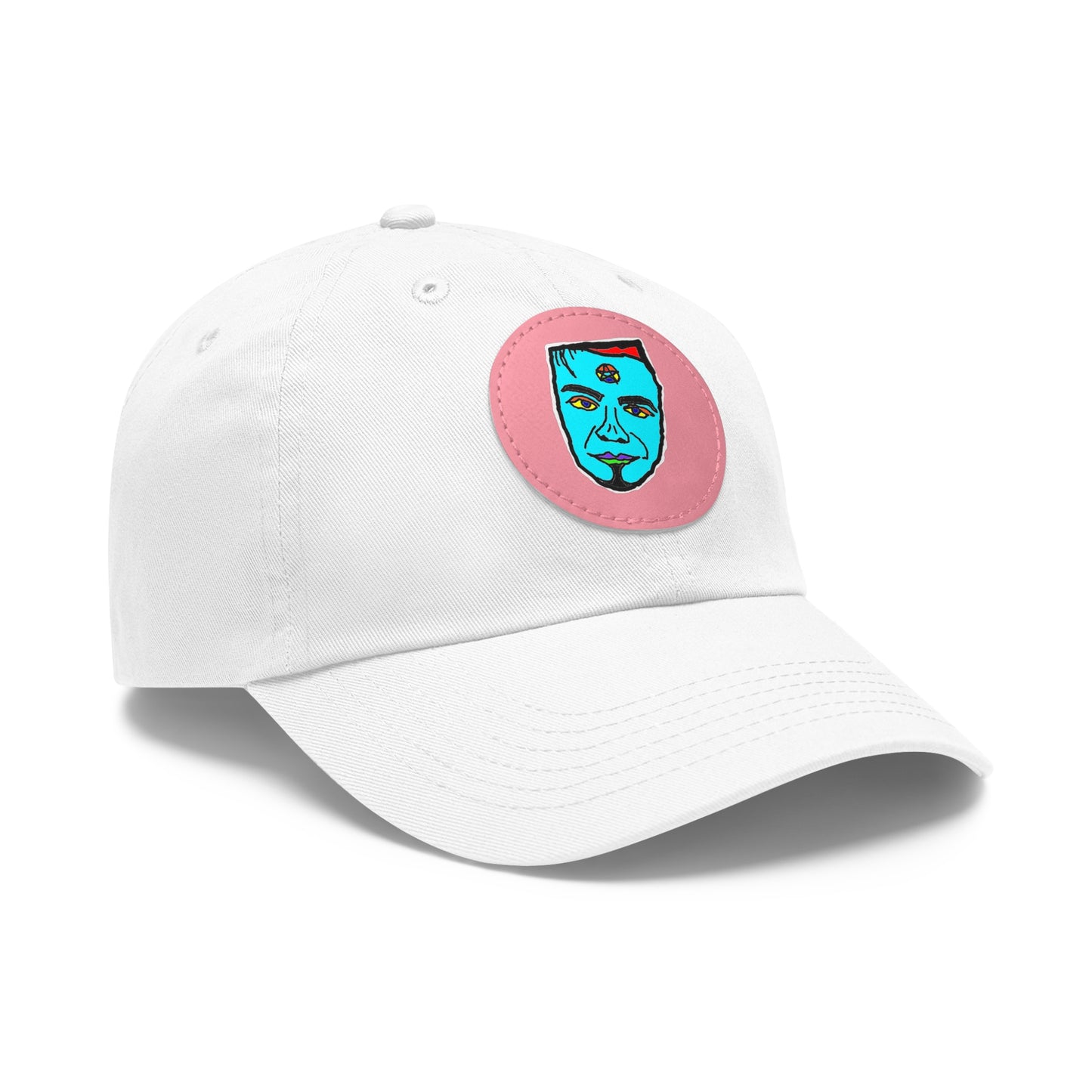 TROL Dad Hat with Leather Patch (Round)