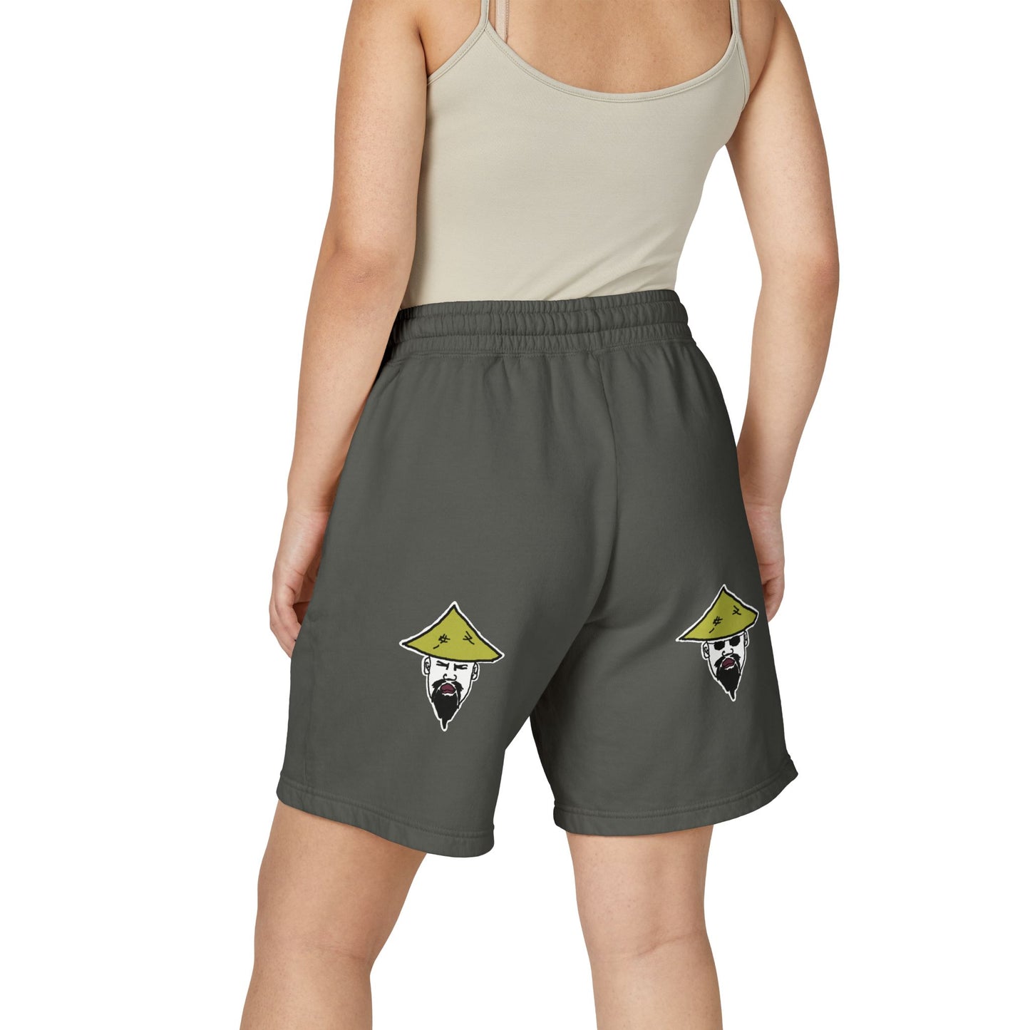 TROL Unisex Garment-Dyed Lightweight Fleece Sweat Shorts