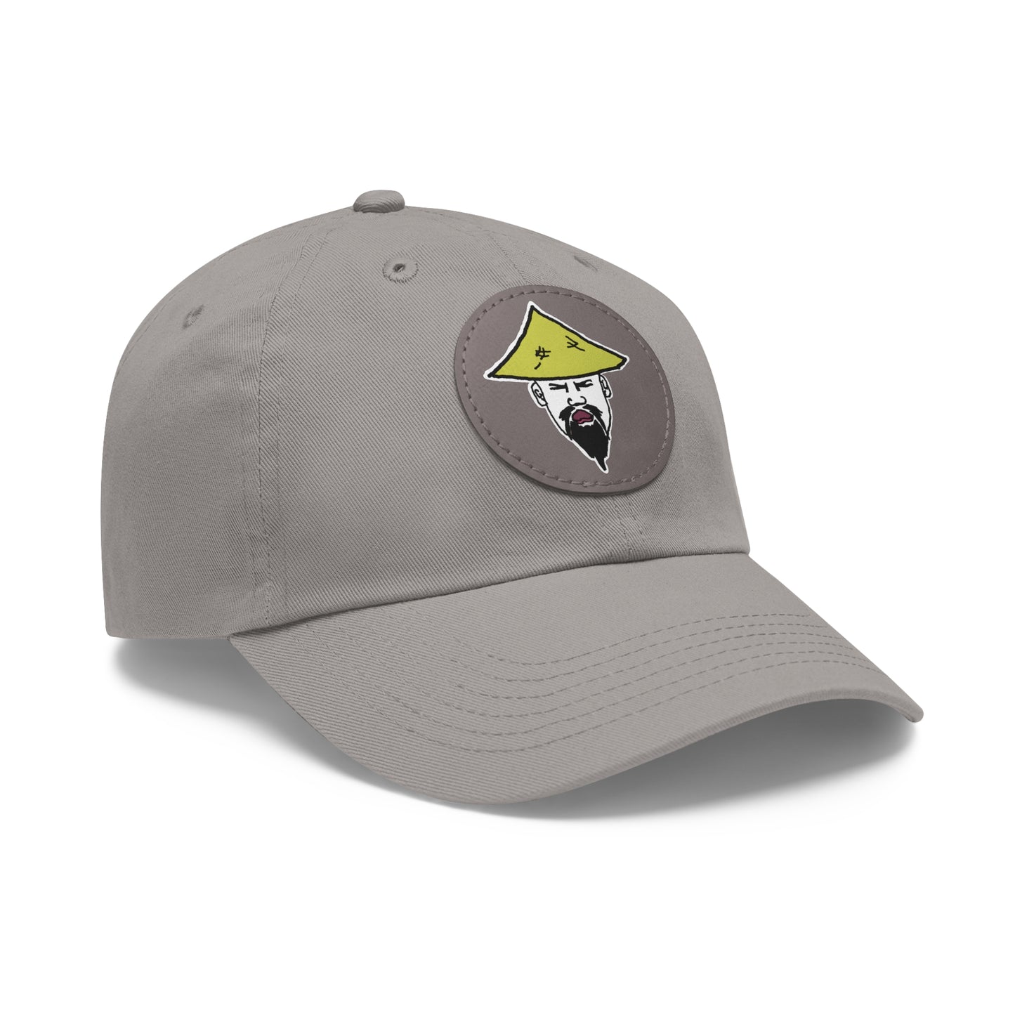 TROL Dad Hat with Leather Patch (Round)