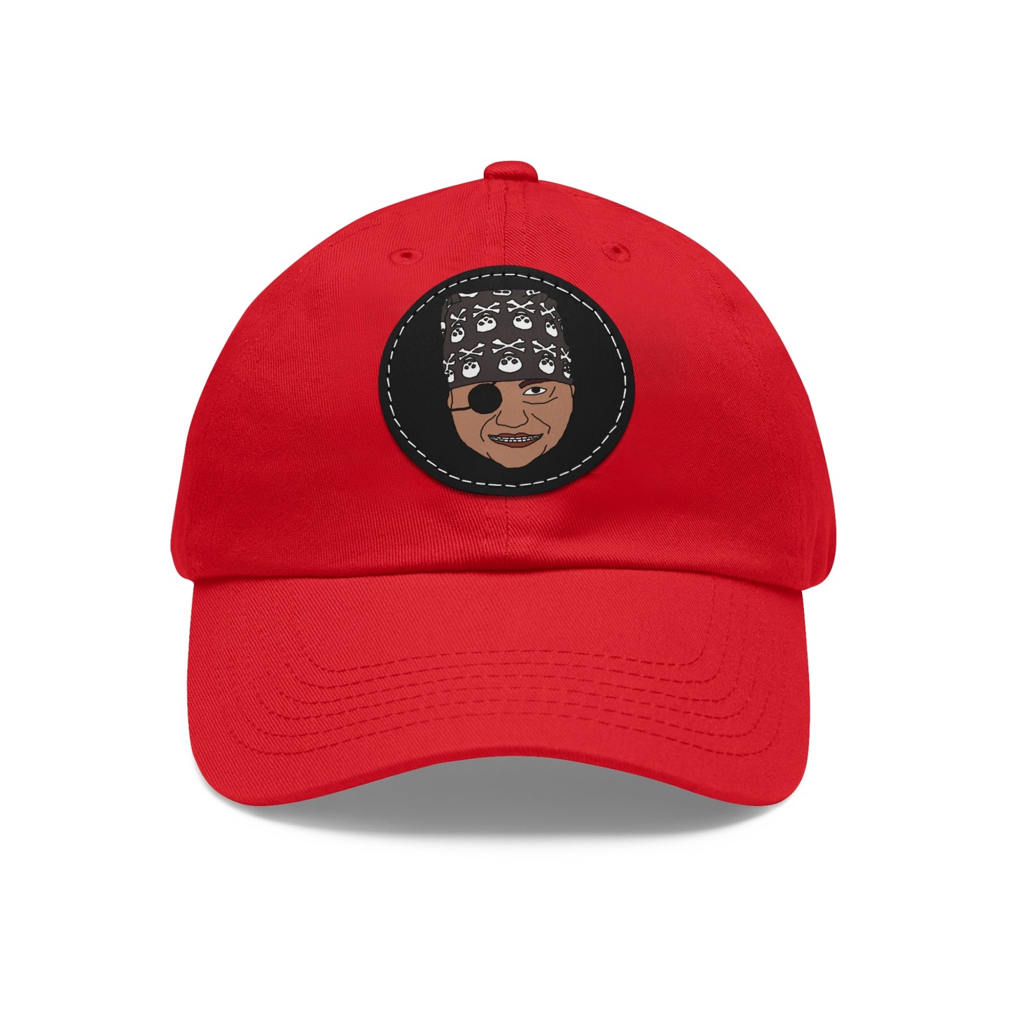 TROL Dad Hat with Leather Patch (Round)