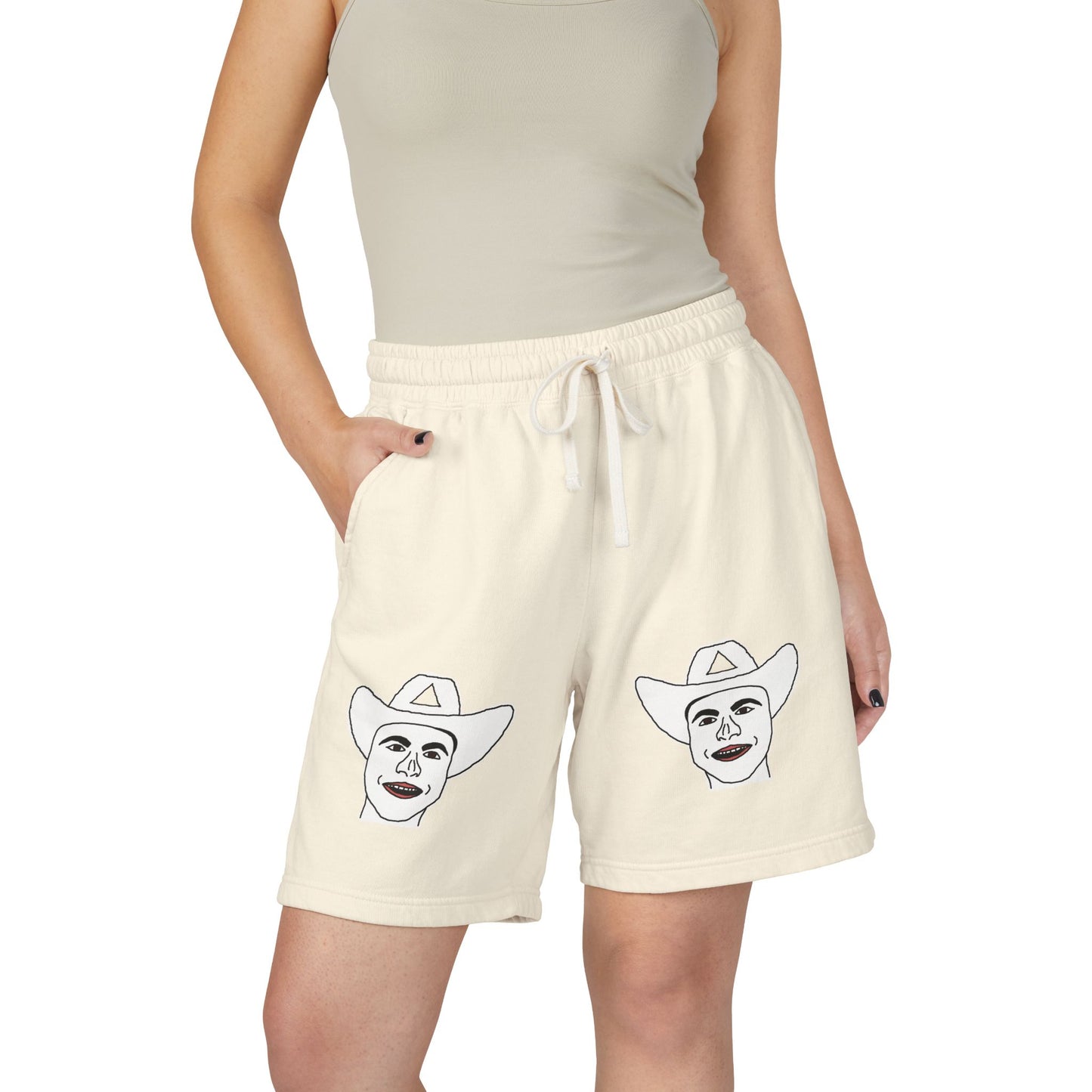 TROL Unisex Garment-Dyed Lightweight Fleece Sweat Shorts