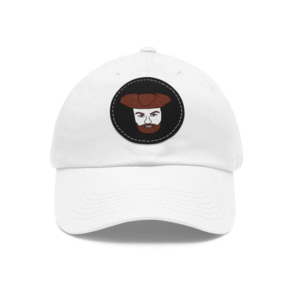 TROL Dad Hat with Leather Patch (Round)