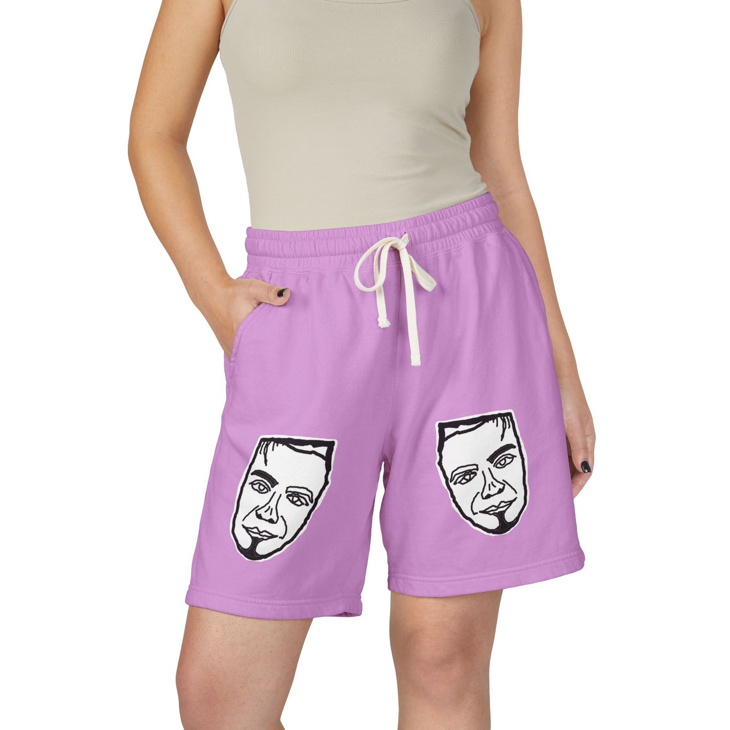 TROL Unisex Garment-Dyed Lightweight Fleece Sweat Shorts