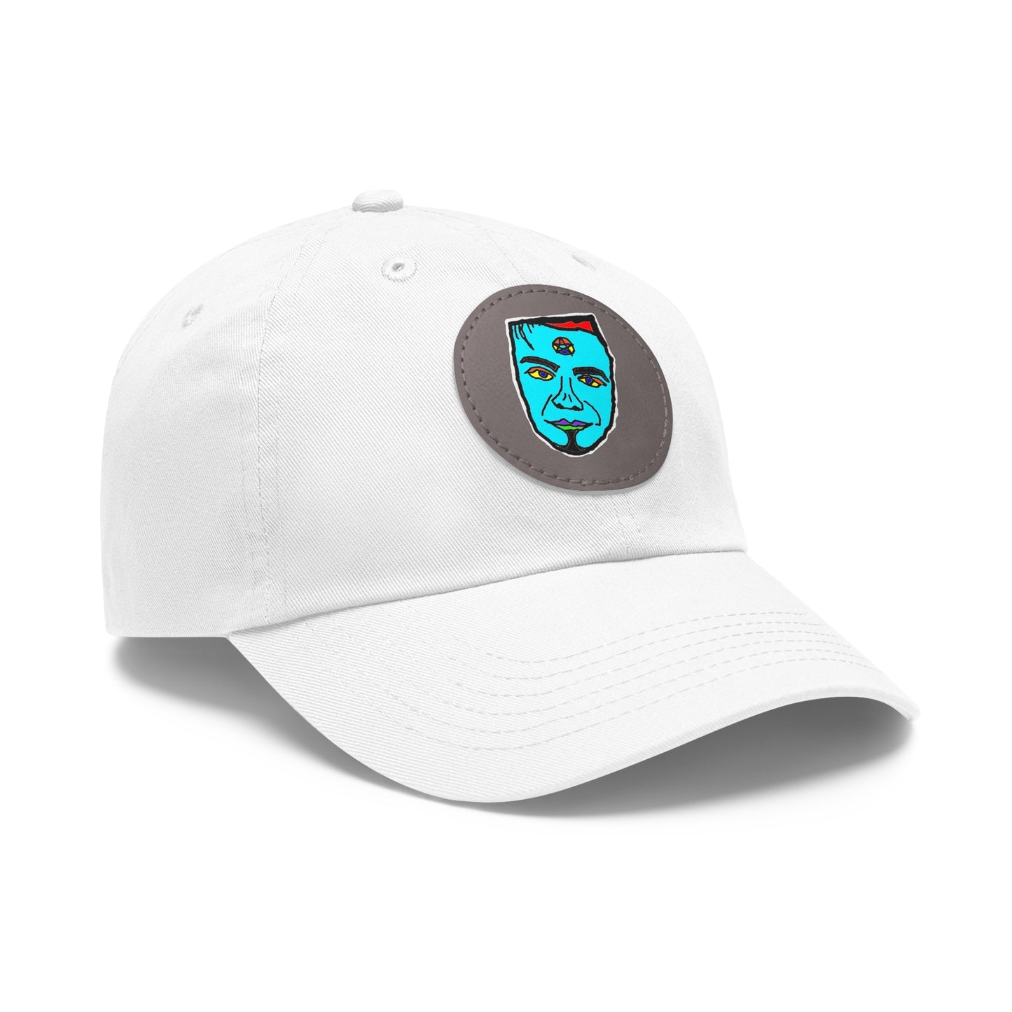 TROL Dad Hat with Leather Patch (Round)