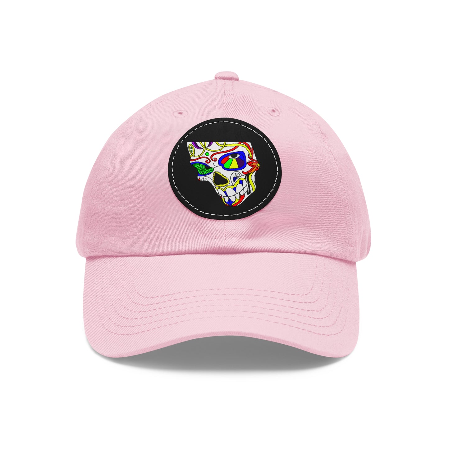 TROL Dad Hat with Leather Patch (Round)