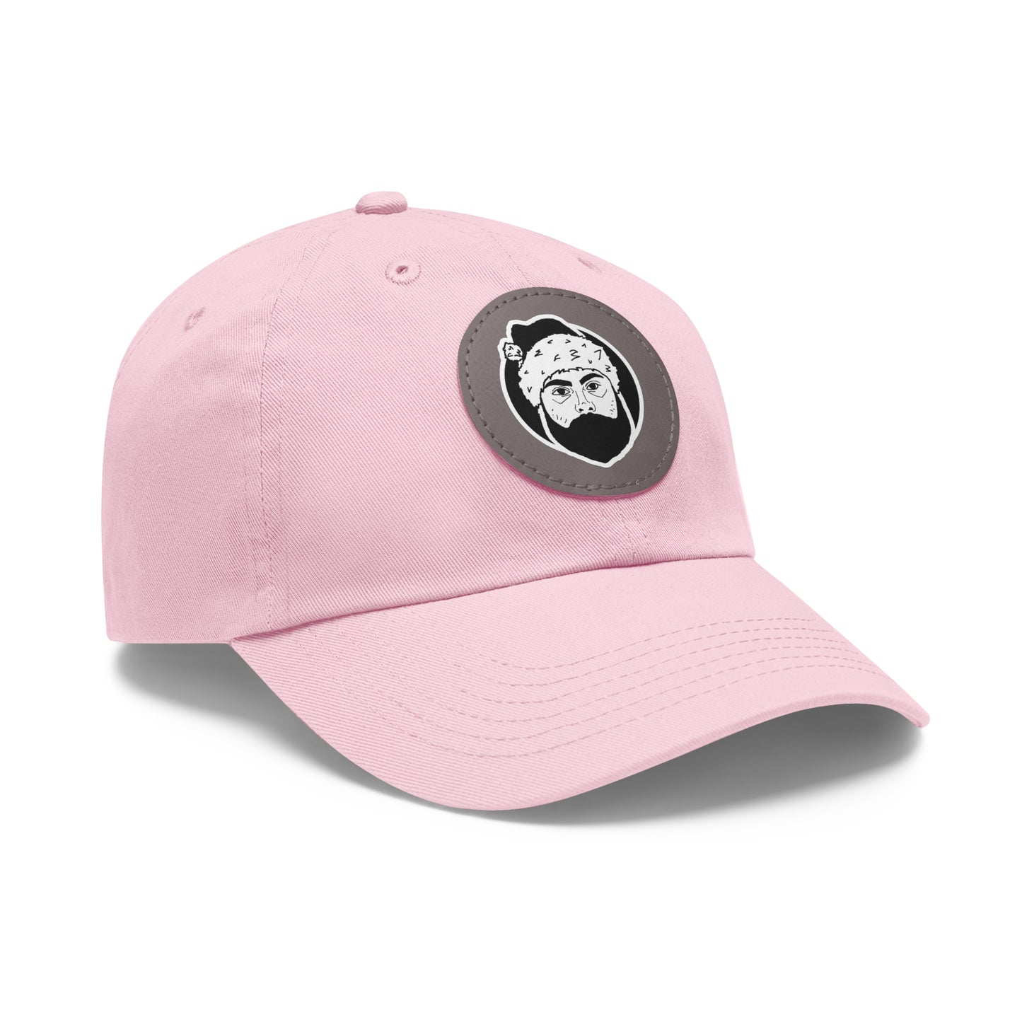 TROL Dad Hat with Leather Patch (Round)