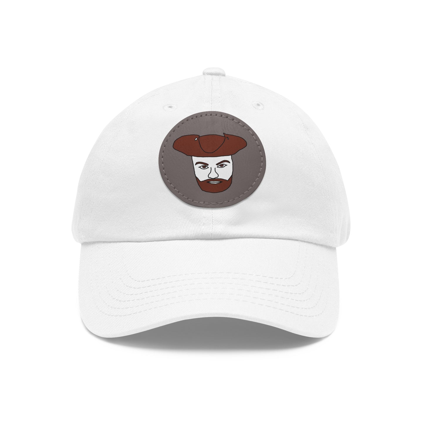 TROL Dad Hat with Leather Patch (Round)