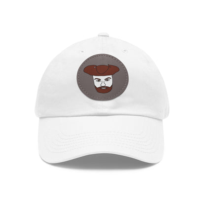 TROL Dad Hat with Leather Patch (Round)