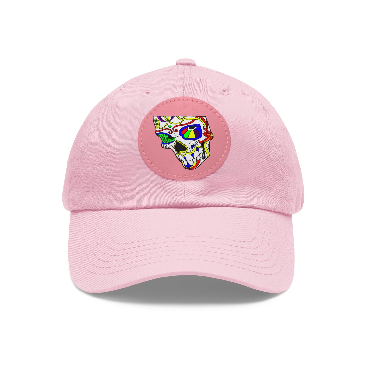 TROL Dad Hat with Leather Patch (Round)